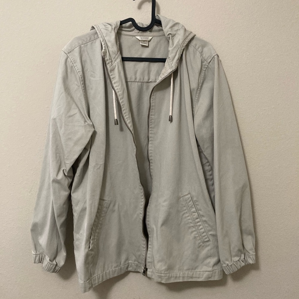 Christopher & Banks Mens jacket with hoodie
